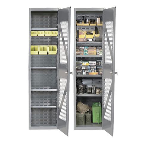 steel ammo cabinet with shelves